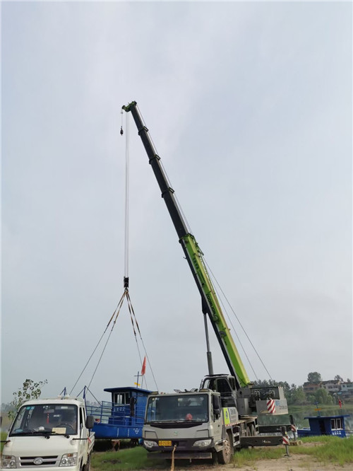 点军区桥梁建设吊装案例